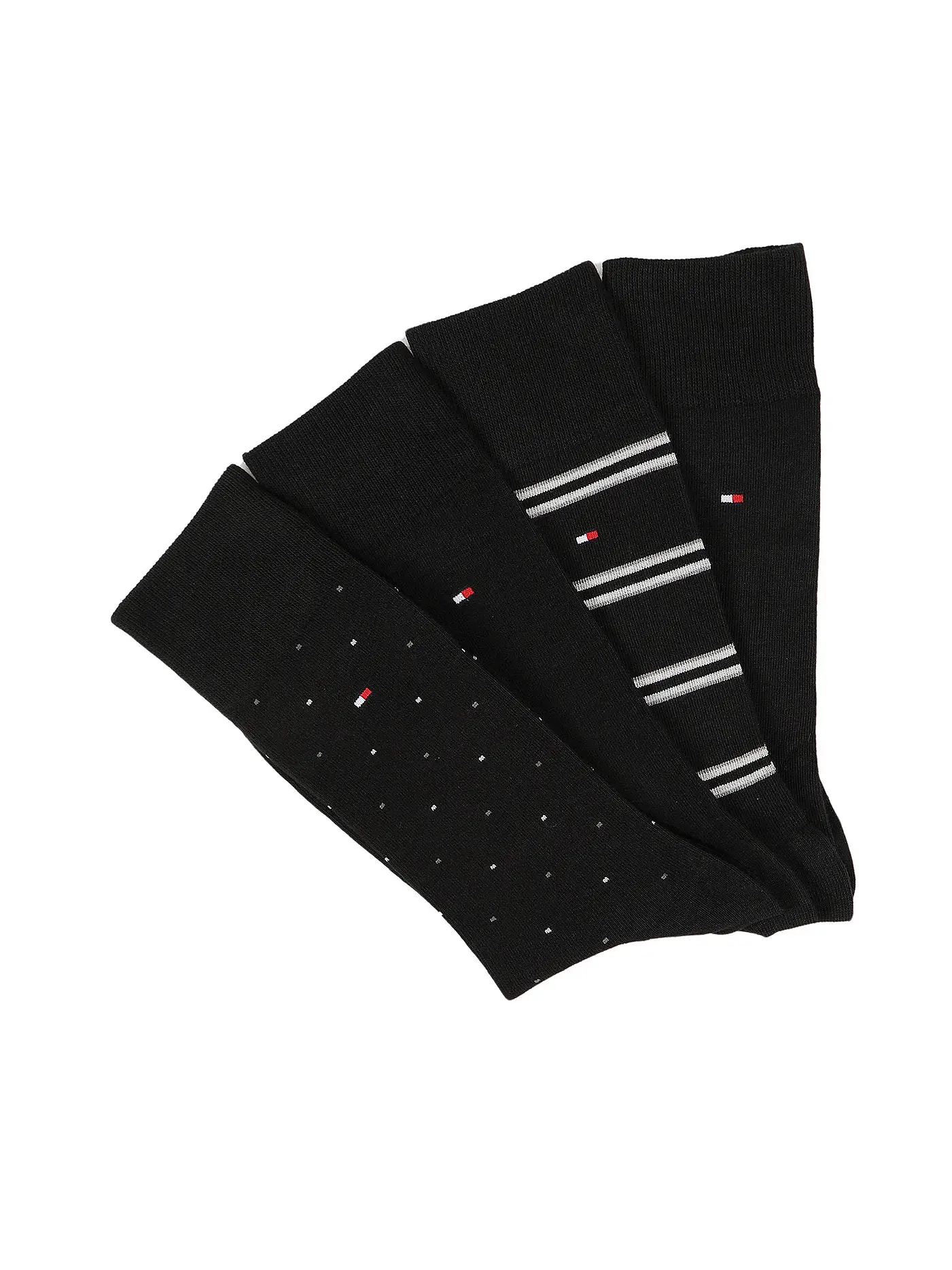 TOMMY HILFIGER | Socken Geschenkbox 4er Pkg black | 